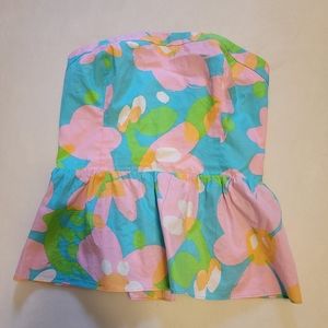 Lilly Pulitzer strapless top